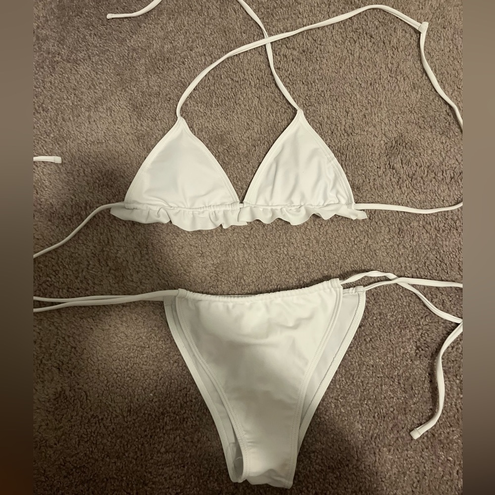 White bikini